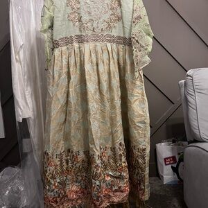 Floral Embroidered Maxi Dress